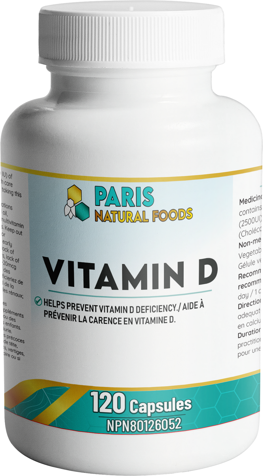 PNF - Vitamin D3 - 120 capsules