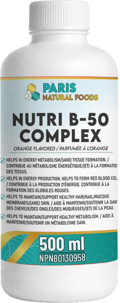 Paris Natural Foods Nutri B50 Complex 500ml