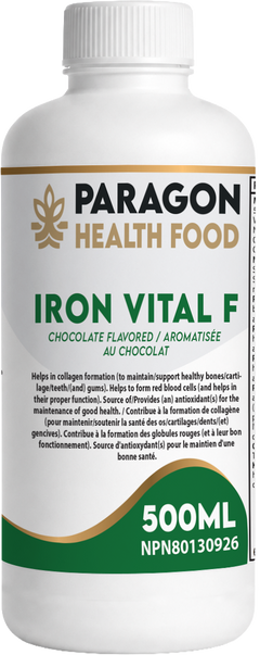 Paragon Health Foods Iron Vital F 500ml