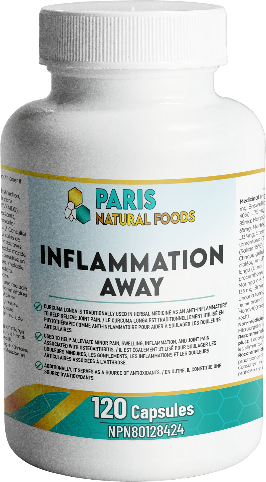 PNF - Inflammation Away - 120 caps