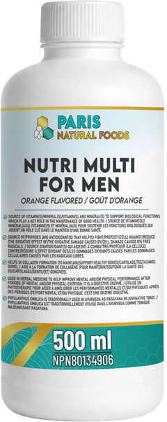 Paris Natural Foods Nutri Multi for Men 500ml
