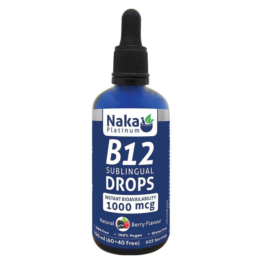 Naka B12 Sublingual 1000mcg Drops