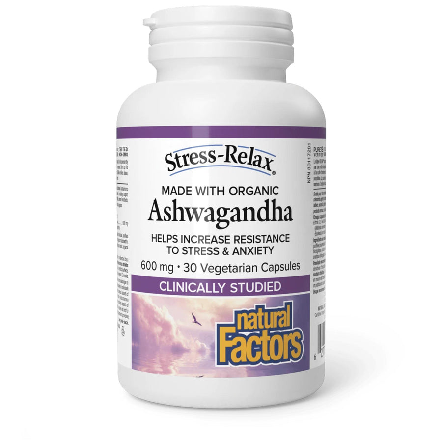 Natural Factors Ashwagandha 30vcap