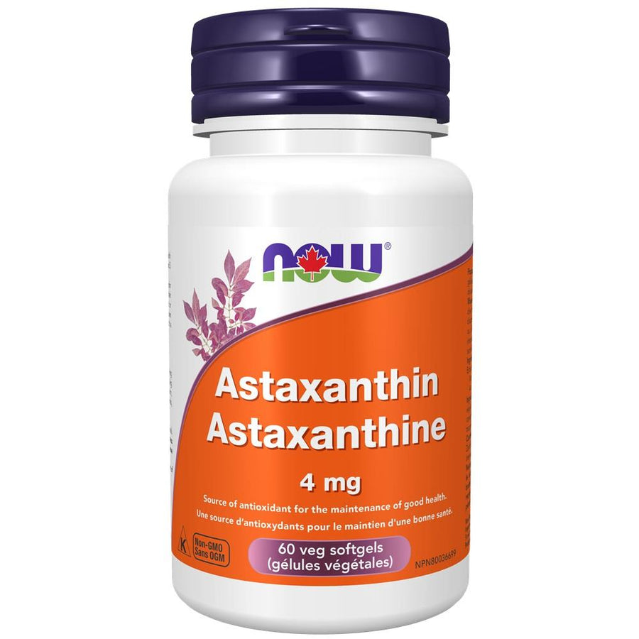 NOW Astaxanthin 4MG 60Softgels