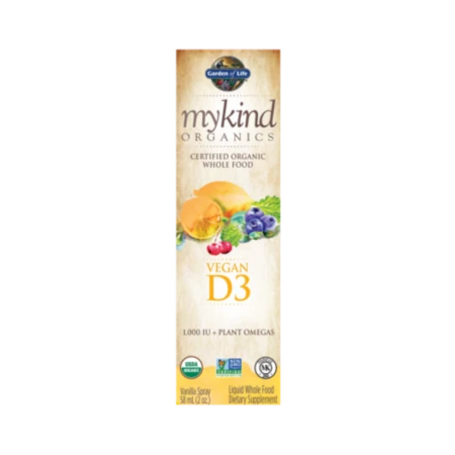 Garden Of Life Mykind Organics Vegan D3 Organic Spray 58ML