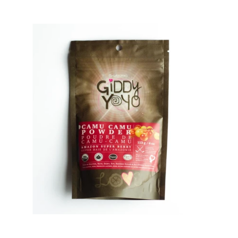 Giddy Yoyo Camu Camu Powder (Peru) Certified Organic 113G