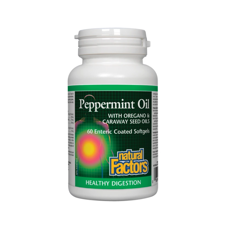 Natural Factors Peppermint Oil 60Softgels