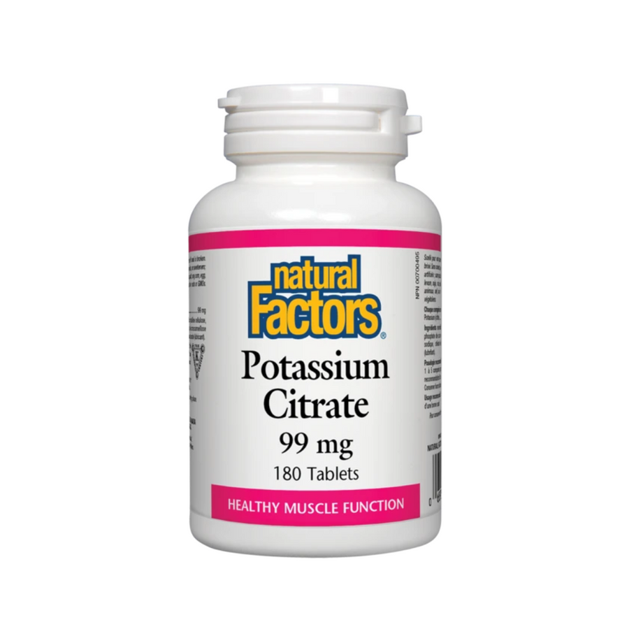 Natural Factors Potassium Citrate 99MG 180 tabs
