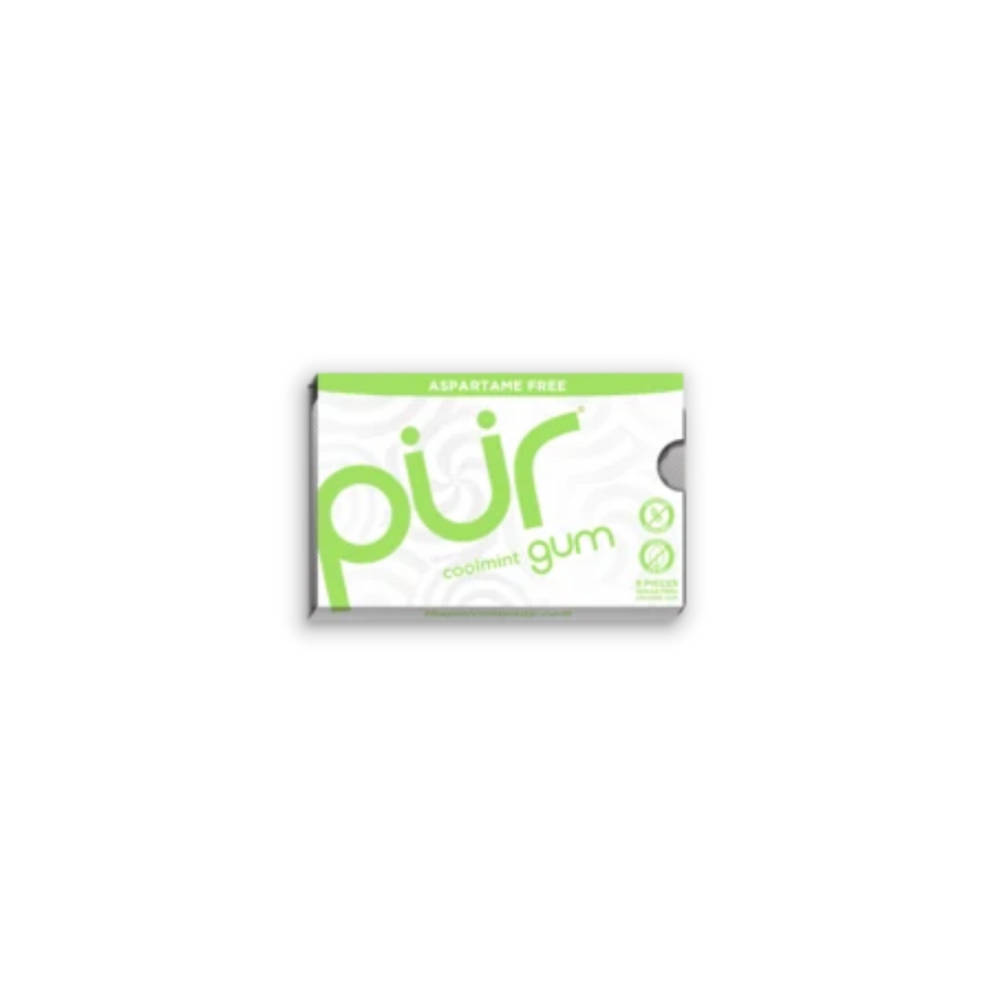 PUR Coolmint Gum 9 Pieces