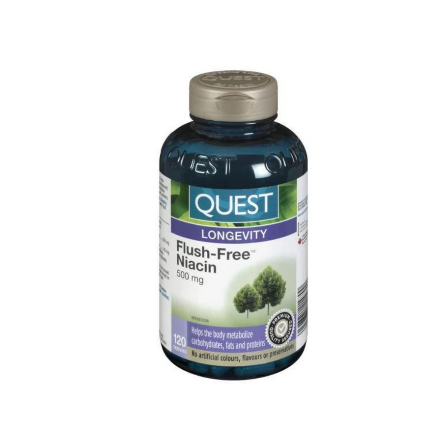 Quest Flush-Free Niacin 500mg 12caps