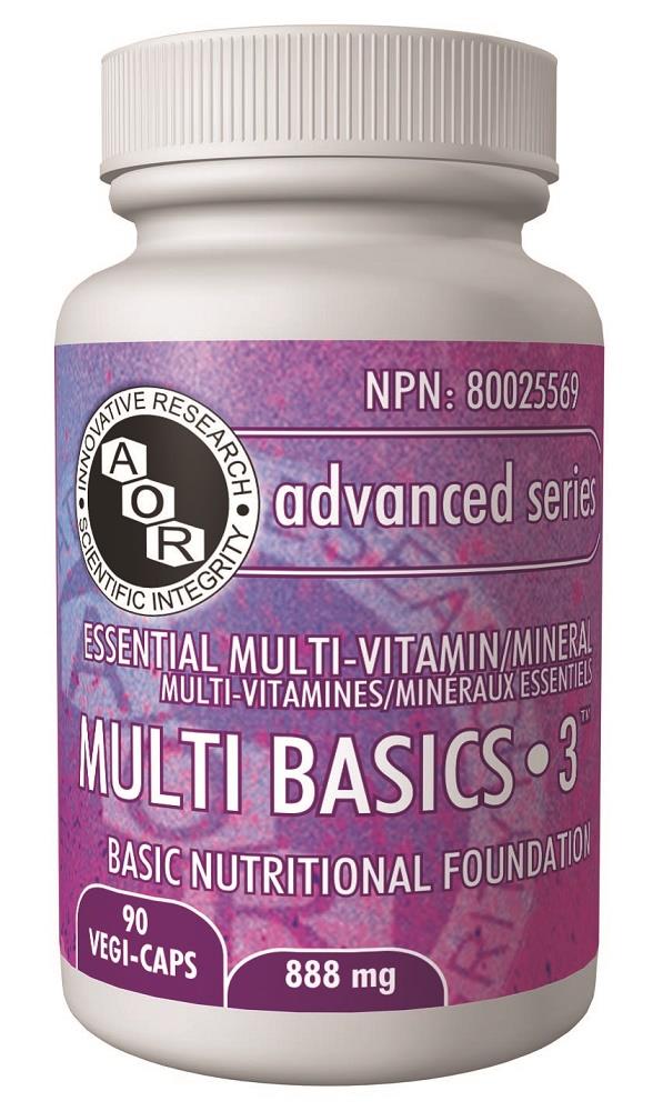 A.O.R Multi Basics-3 888mg 90Vcaps