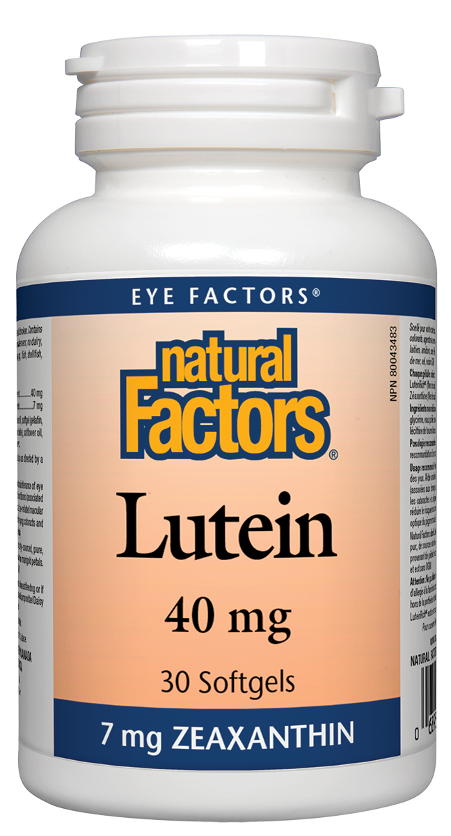 Natural Factors Lutein 40MG 30SG