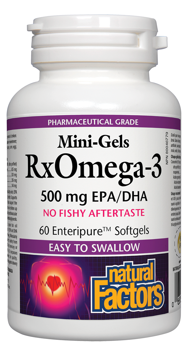 Natural Factors Mini-Omegas 60SG