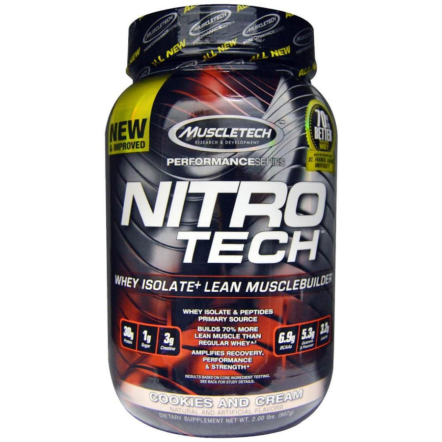MuscleTech Nitro Tech Protein Cookies & Cream 2lbs