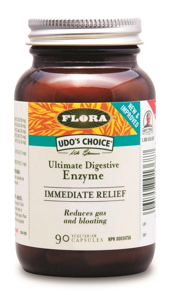 Flora Immediate Relief Enzyme 90Vcaps