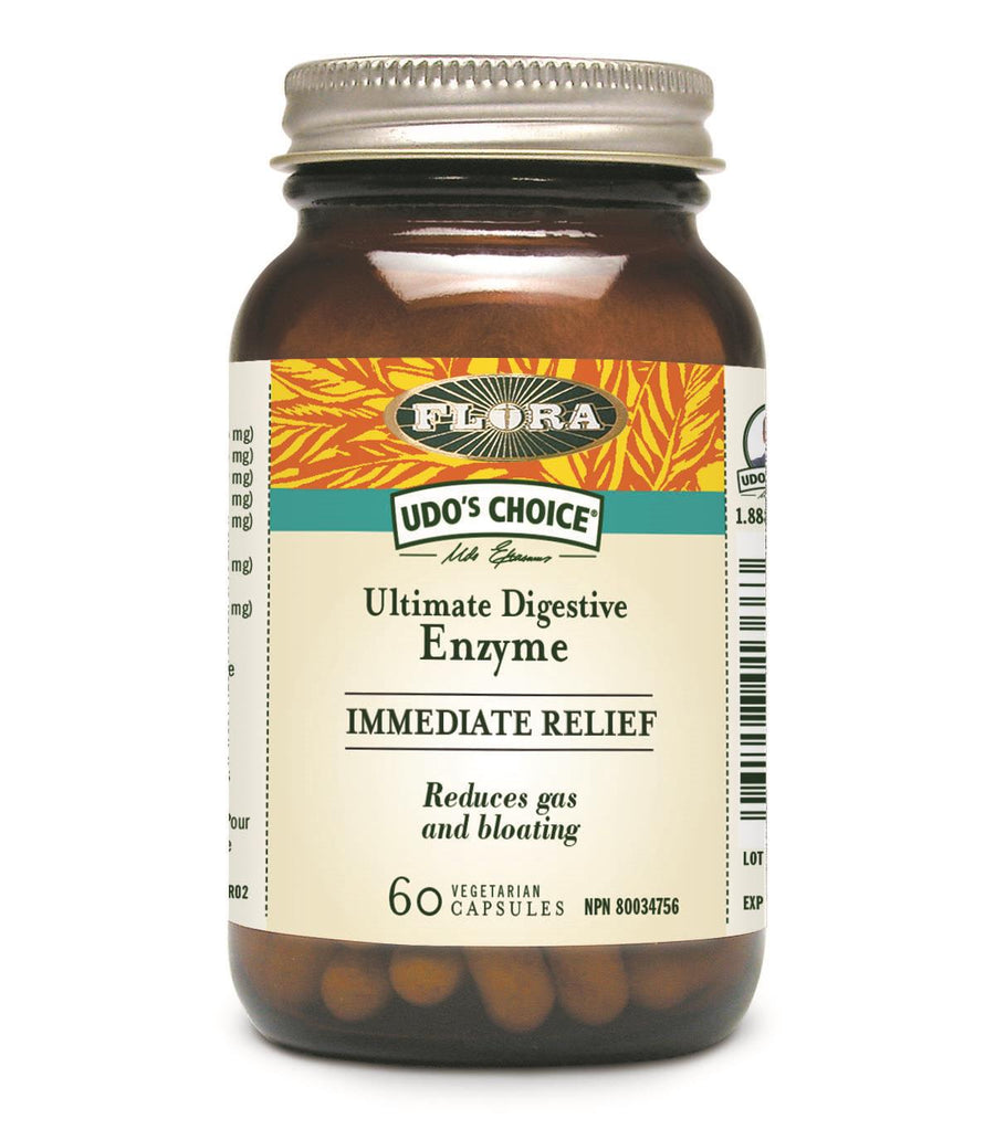 Flora Immediate Relief Digestive Enzyme 60Vcaps