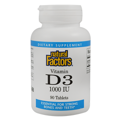 NATURAL FACTORS VITAMIN D3 1000IU 90 TABLET