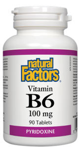 NATURAL FACTORS VITAMIN B6 90 TABS