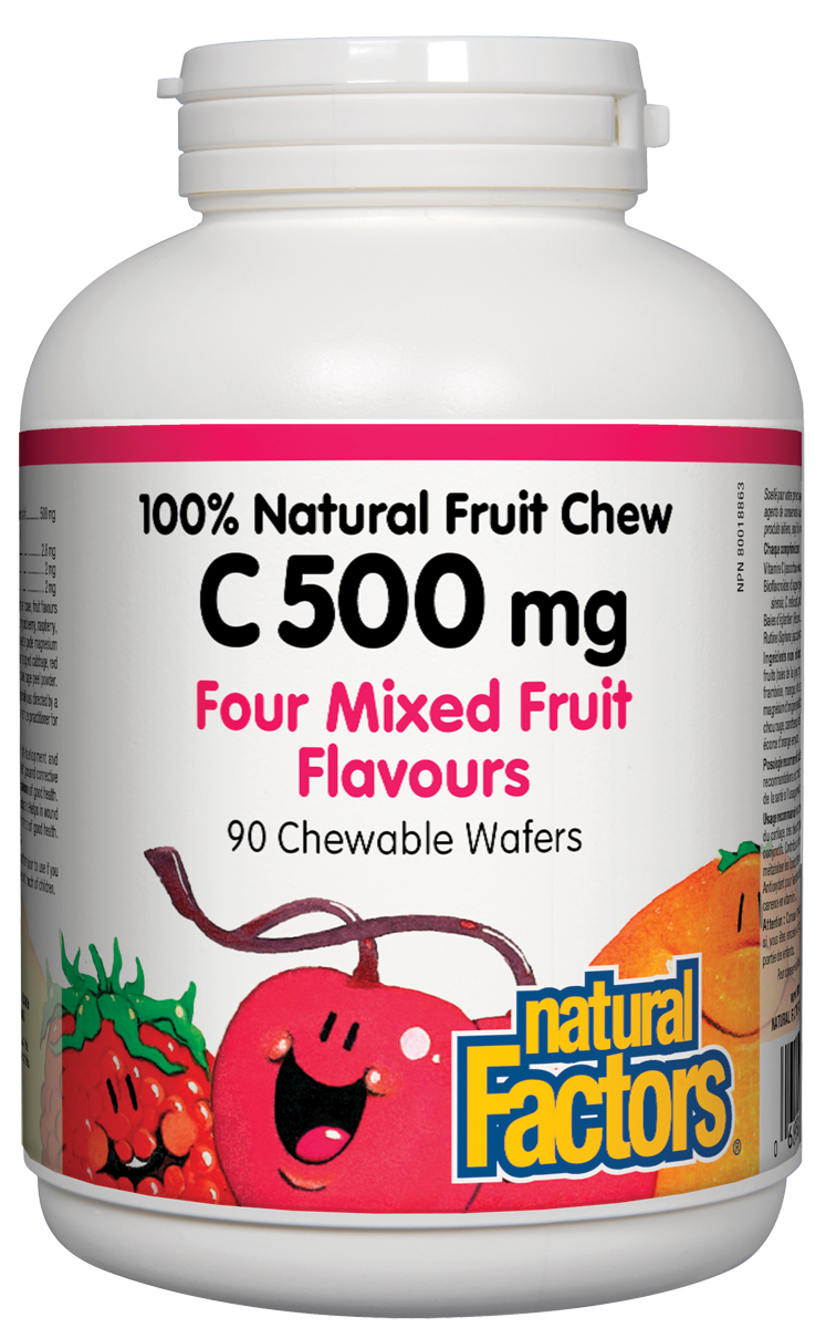 NATURAL FACTORS C 500 FOUR FRUITS