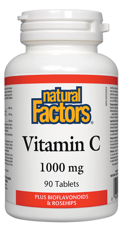 Natural Factors Vitamin C 500Mg · Plus Bioflavonoids & Rosehips 90 Tablets