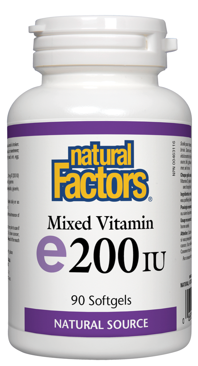 NATURAL FACTORS VITAMIN E200 90SG