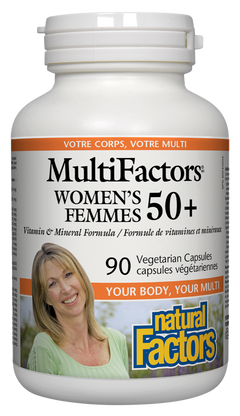 Natural Factors MultiFactors Womens 50+ 90Cap