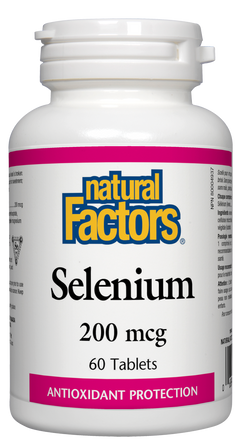 NATURAL FACTORS SELENIUM 60 TABS (200mg)