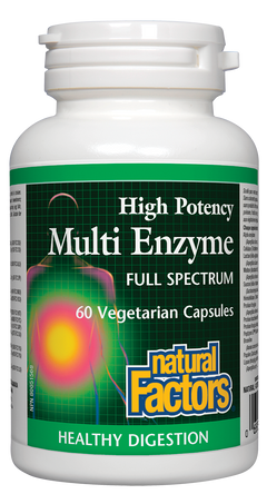 Natural Factors Multi Enzyme 60Cap