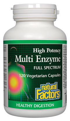 Natural Factors Multi Enzyme 120Cap