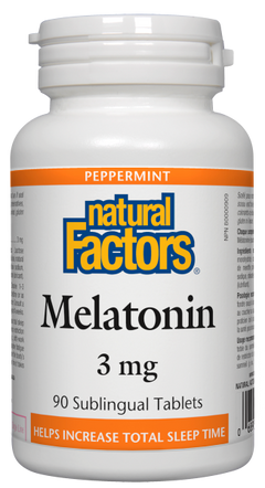 Natural Factors Melatonin 3Mg 90 Tab