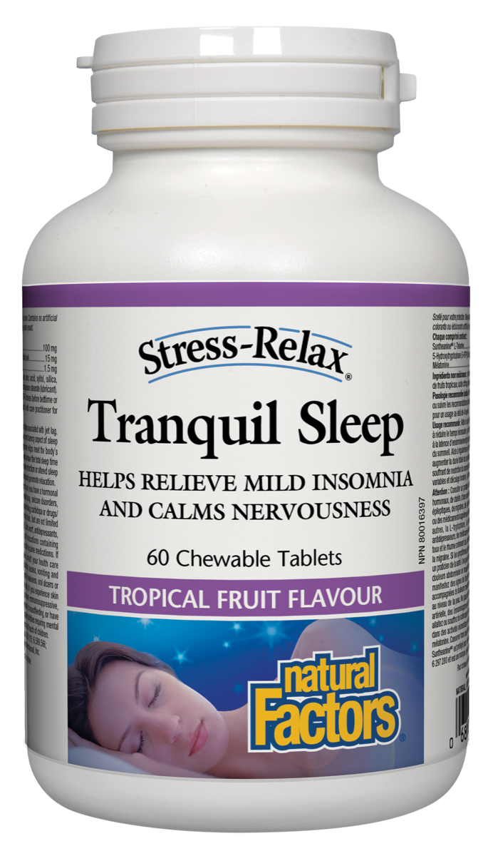NATURAL FACTORS TRANQUIL SLEEP 60 CHEWS