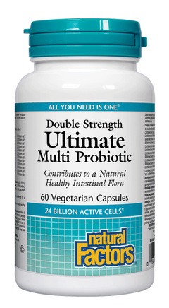 Natural Factors Ultimate Multi Probiotic 60 Vegetarian Capsules