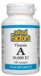 NATURAL FACTORS VITAMIN A 180SG