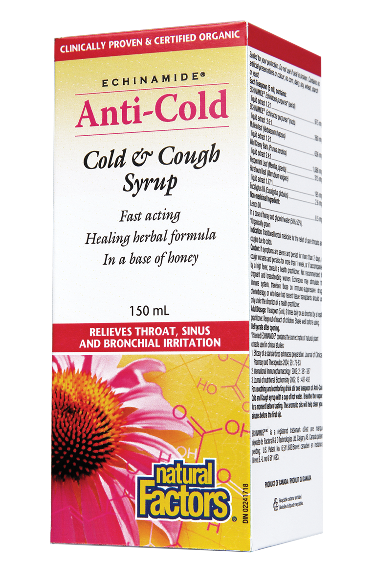 Natural Factors Anti Cold Cough Syrup