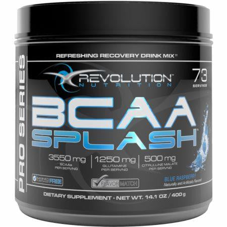Revolution BCAA Splash Blue Raspberry 400g