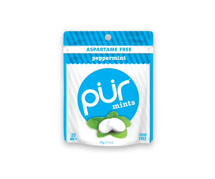 PUR Peppermint Mints 22g