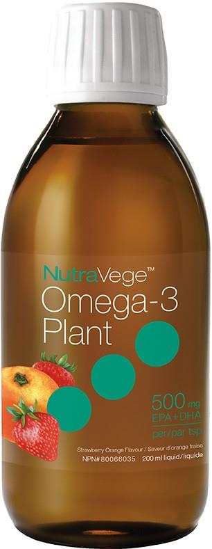 Ascenta NutraVege Omega-3 Orange Strawberry 500mg