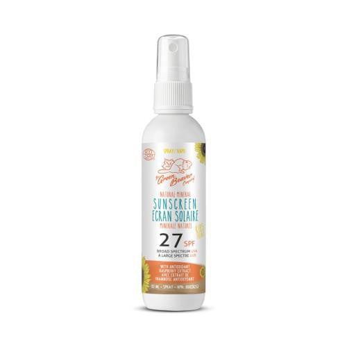 Green Beaver Kids Natural Mineral Sunscreen Spray SPF 27 90ml