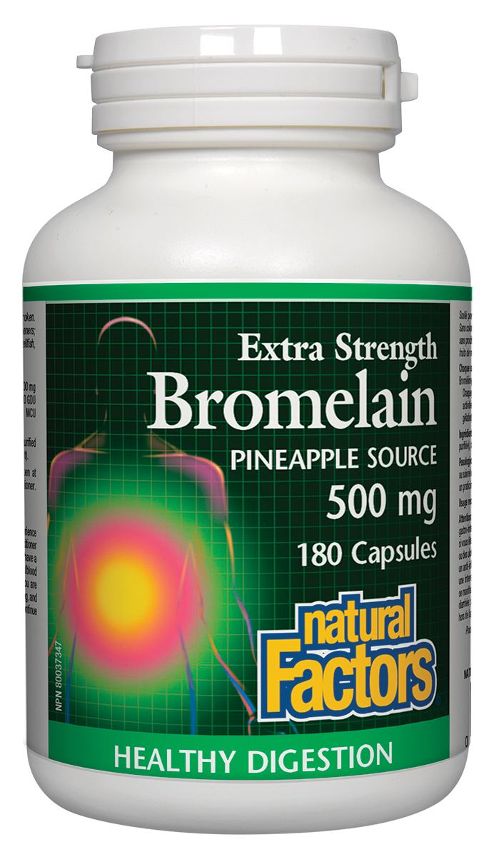 Natural Factors Extra Strength Bromelain 180Cap
