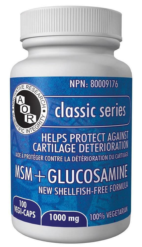 A.O.R MSM + Glucosamine 100Vcap
