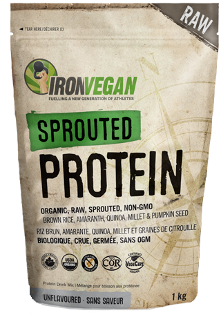 Iron Vegan Sprouted Protein Unflavoured 500g