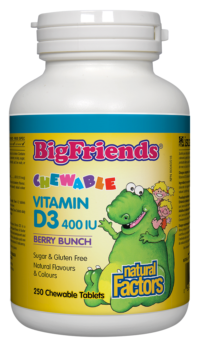 NATURAL FACTORS CHILDREN`S D3 250CHEWS