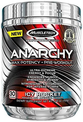 MuscleTech Anarchy Pre-Workout White Grape 387g