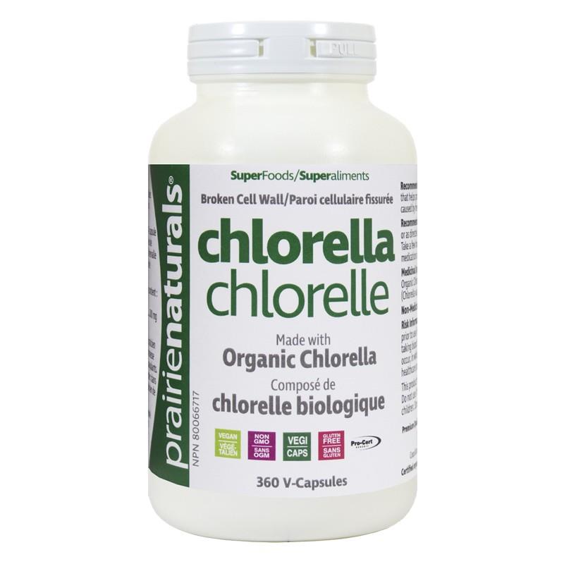 Prairie Naturals Organic Chlorella 180Vcaps