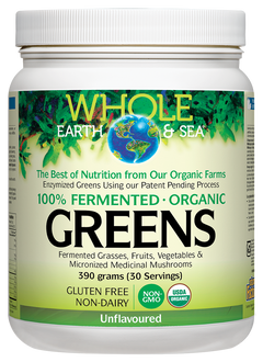 Whole Earth and Sea Fermented Organic Greens - Unflavoured
