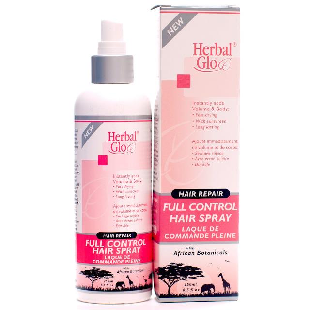 Herbal Glo Natural Control Hair Spray 250ml