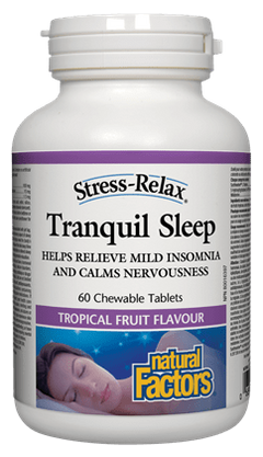 Natural Factors Tranquil Sleep Extra Strength (Tropical Fruit Flavour)