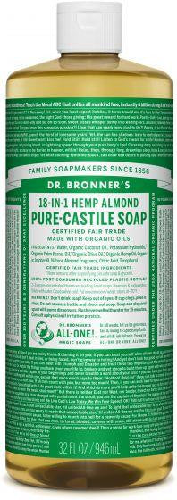 Dr. Bronner Pure-Castille Liquid Soap Almond 946ml