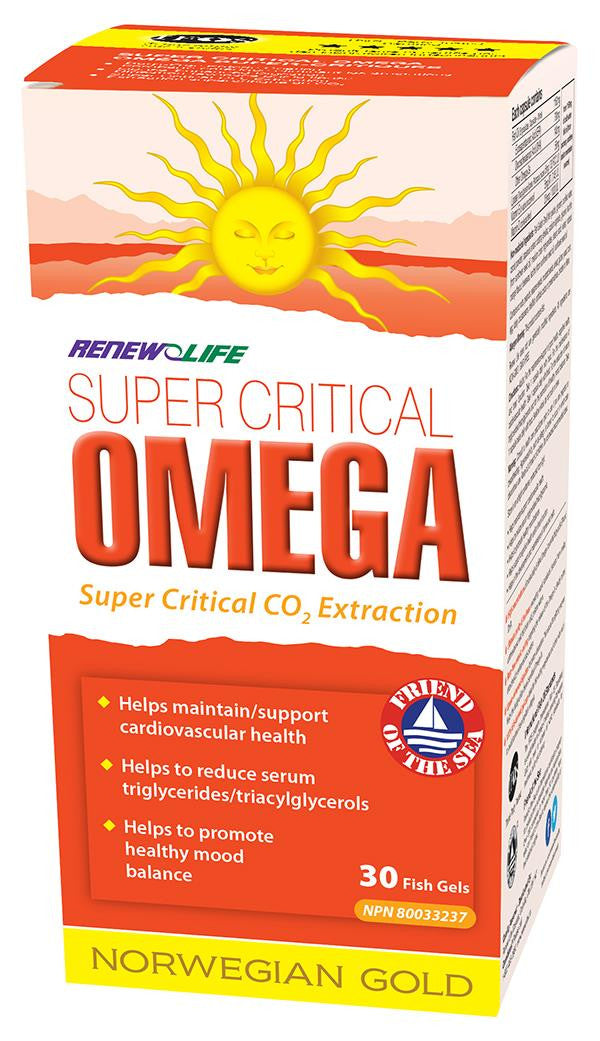 RENEW LIFE SUPER CRITICAL OMEGA 30 SOFTGELS