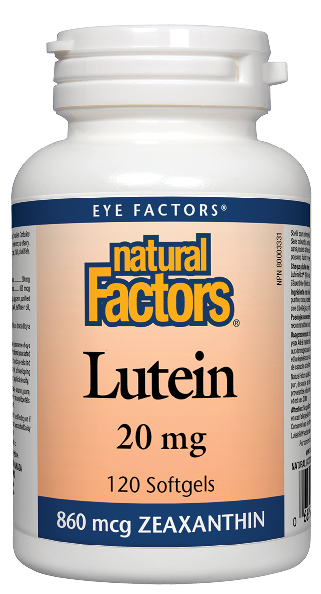 Natural Factors Lutein 20MG 120SG
